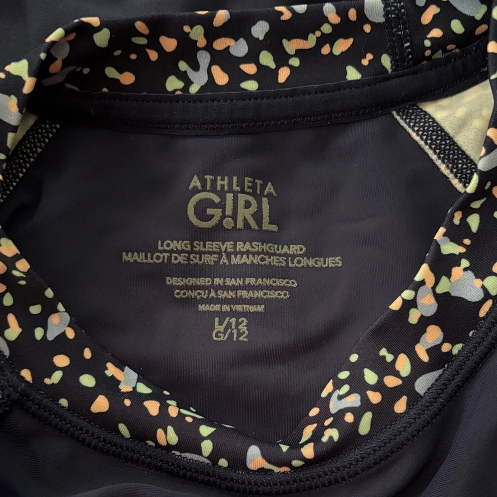 Athleta Girl Rashguard Size L/12 - Picture 3 of 4